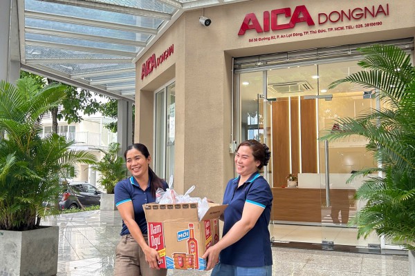 AICA Đồng Nai chung tay cứu trợ đồng bào vùng lũ